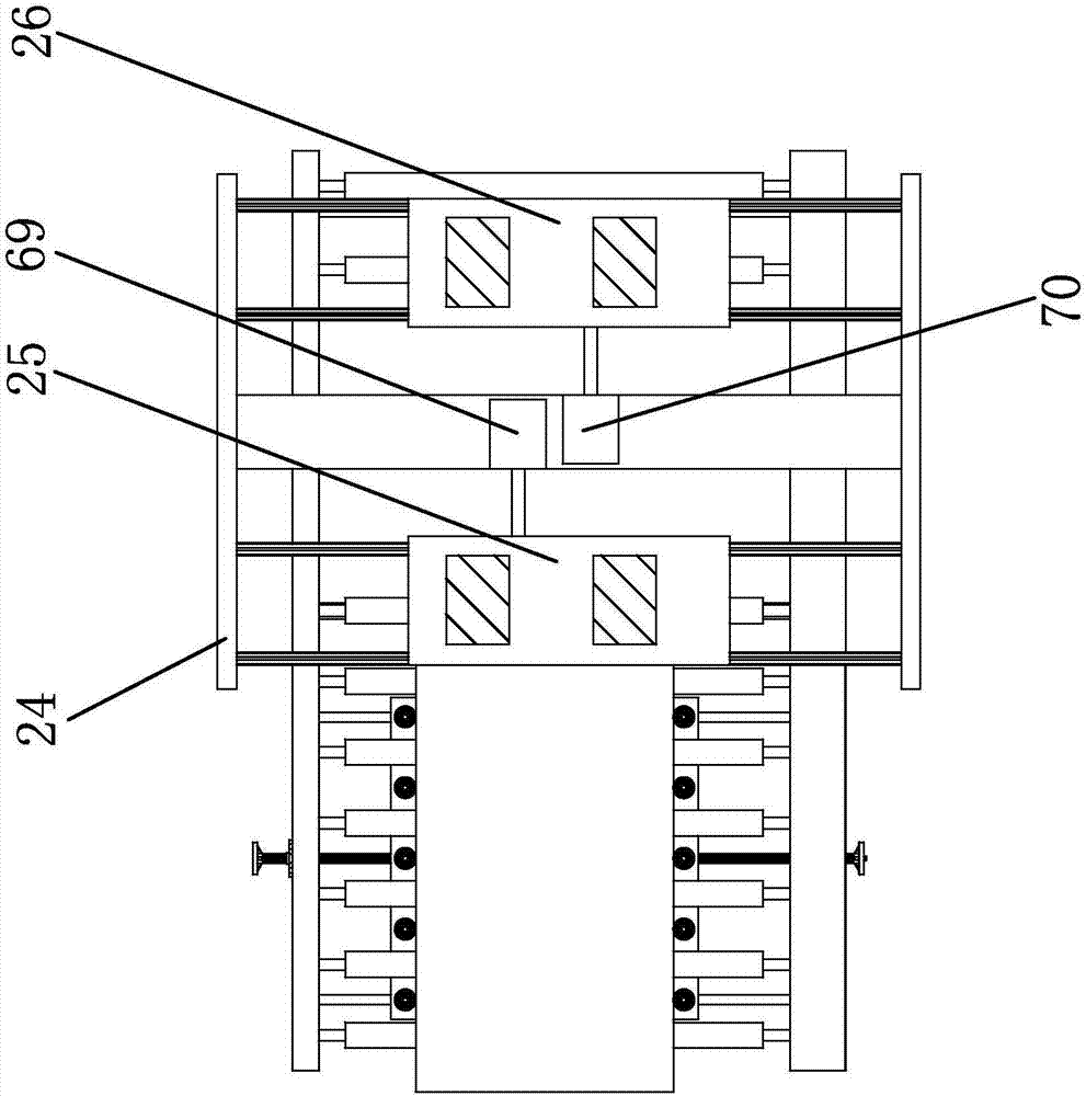 Fully-automatic assembly line after glass toughening