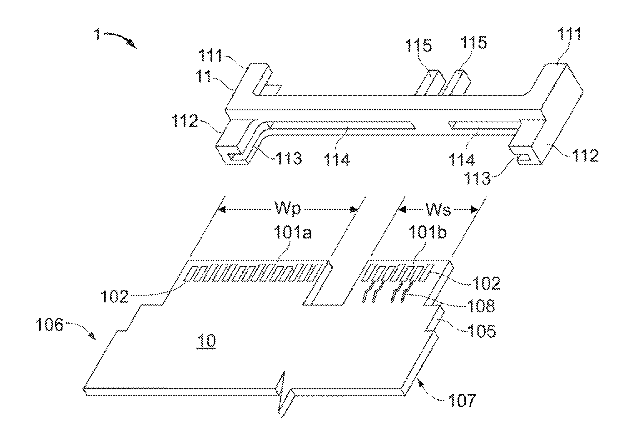 SATA and SAS plug connector