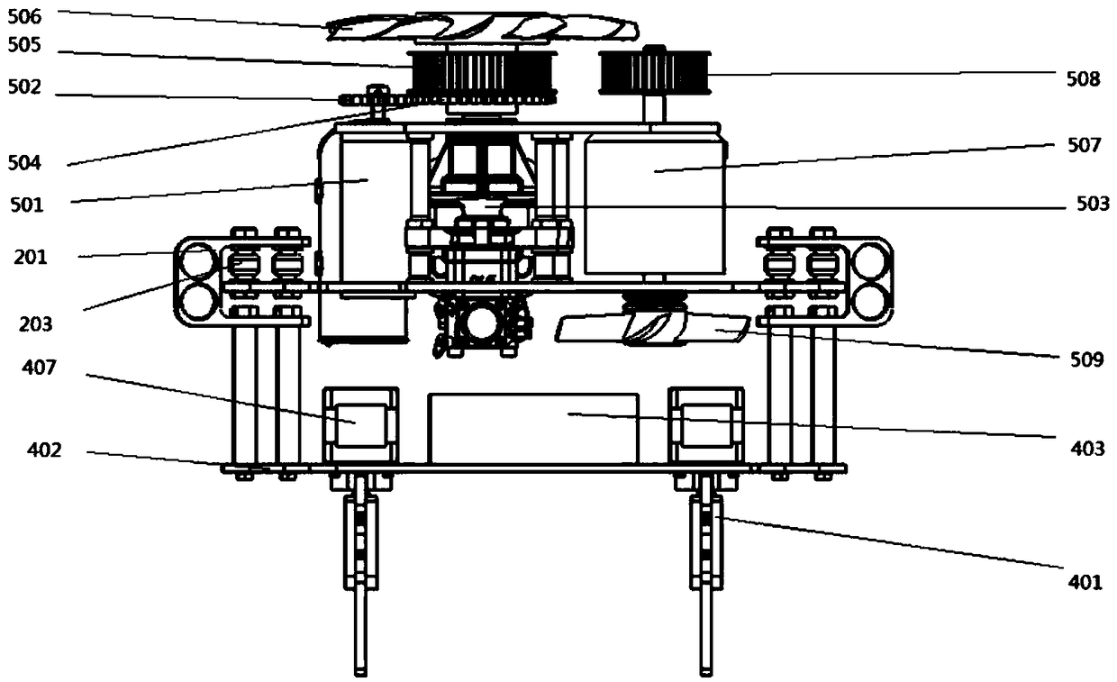 Novel oil-electricity combined four-rotor transport unmanned aerial vehicle