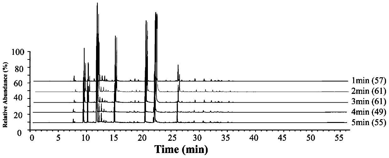 Chinese prickly ash peel aroma component detection method