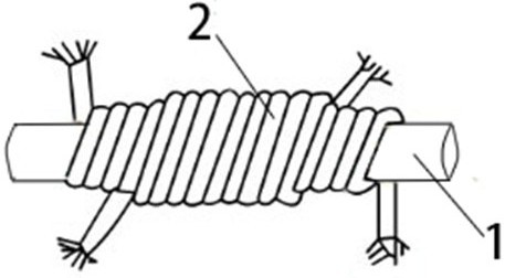 A kind of pre-oxygenated filament core-spun yarn and its manufacturing method