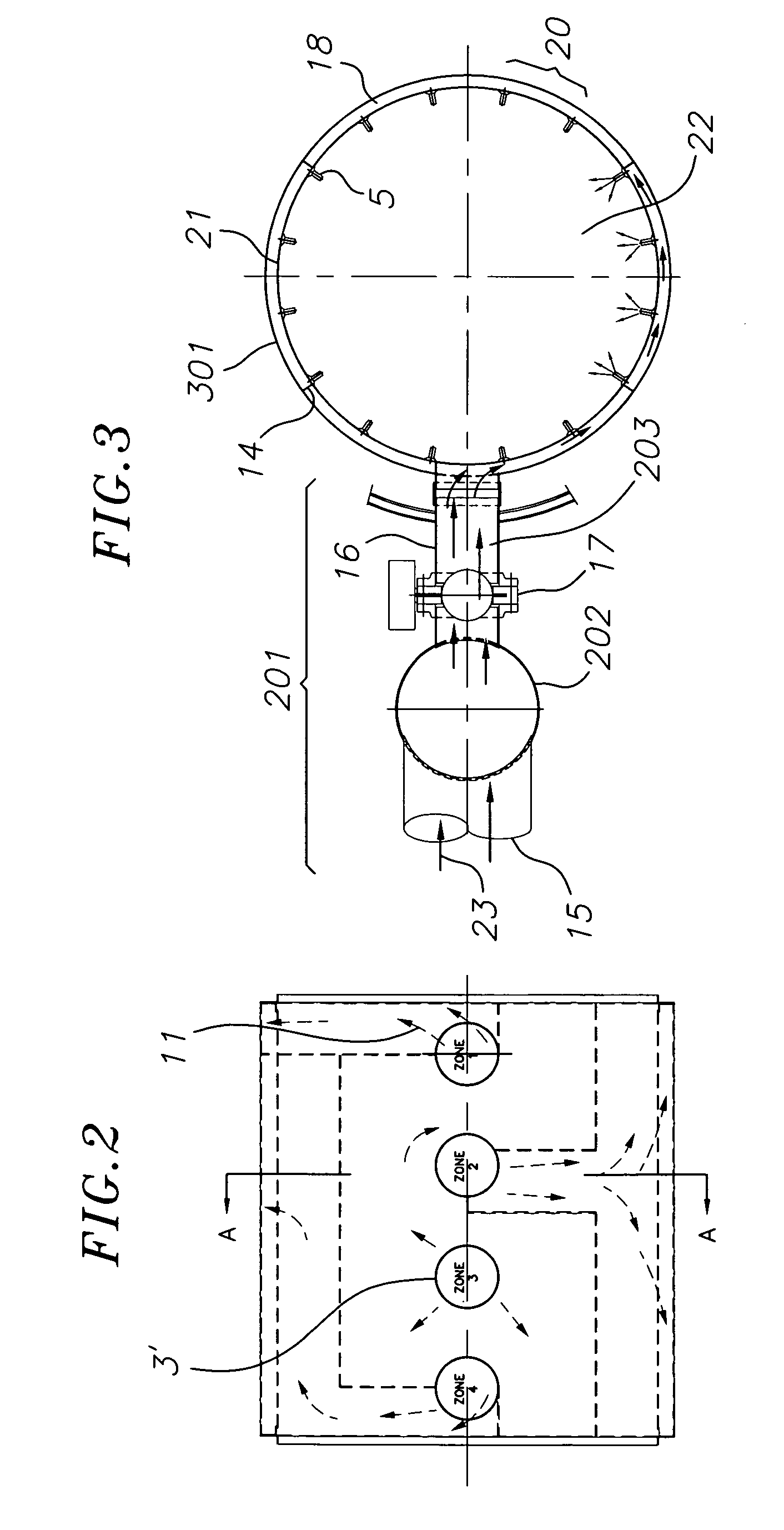 Method and apparatus for directional and controlled cooling in vacuum furnaces