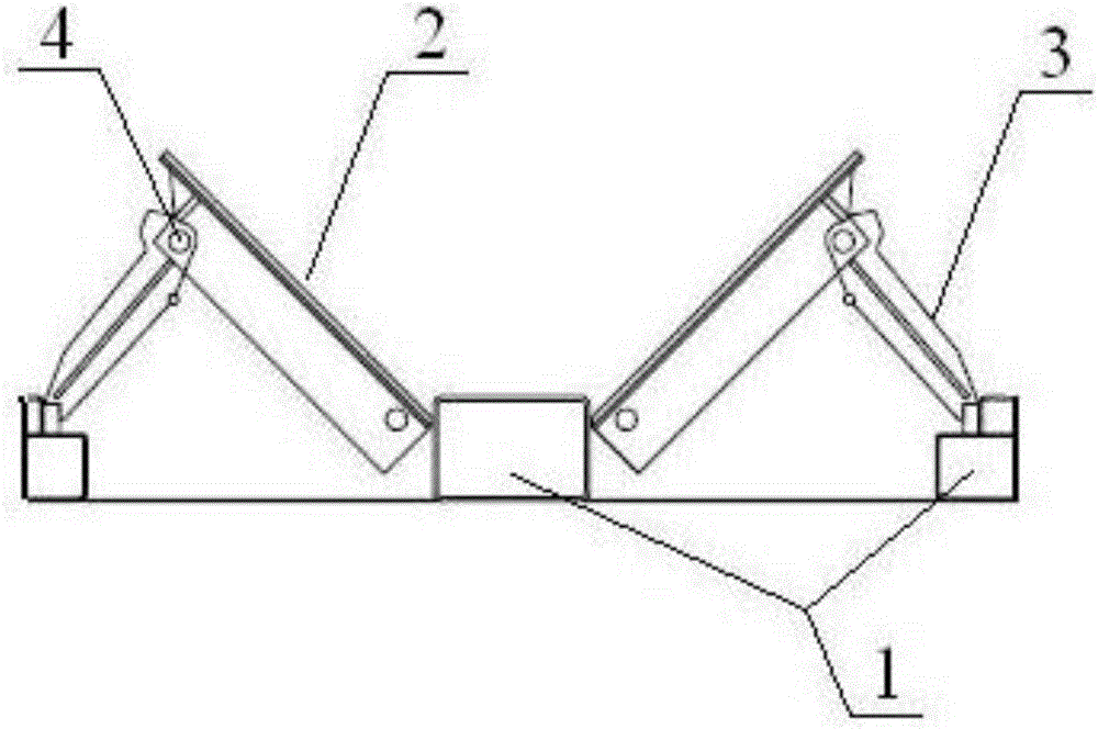 Overturn type saddle