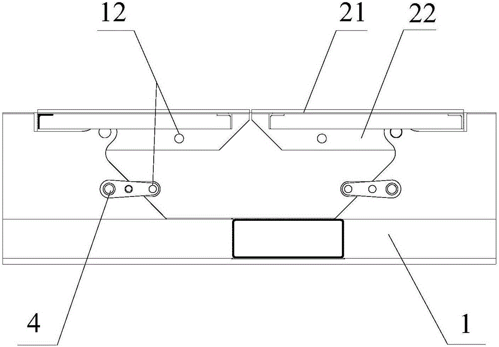 Overturn type saddle