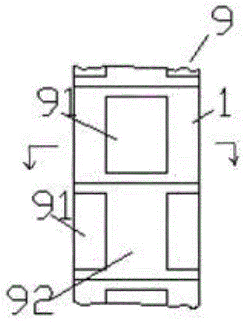 Exhaust gas treatment device for processing equipment