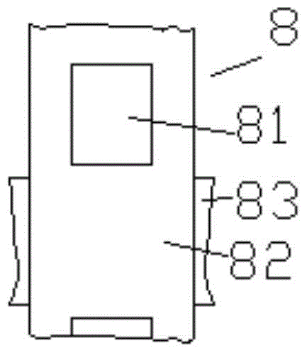 Exhaust gas treatment device for processing equipment