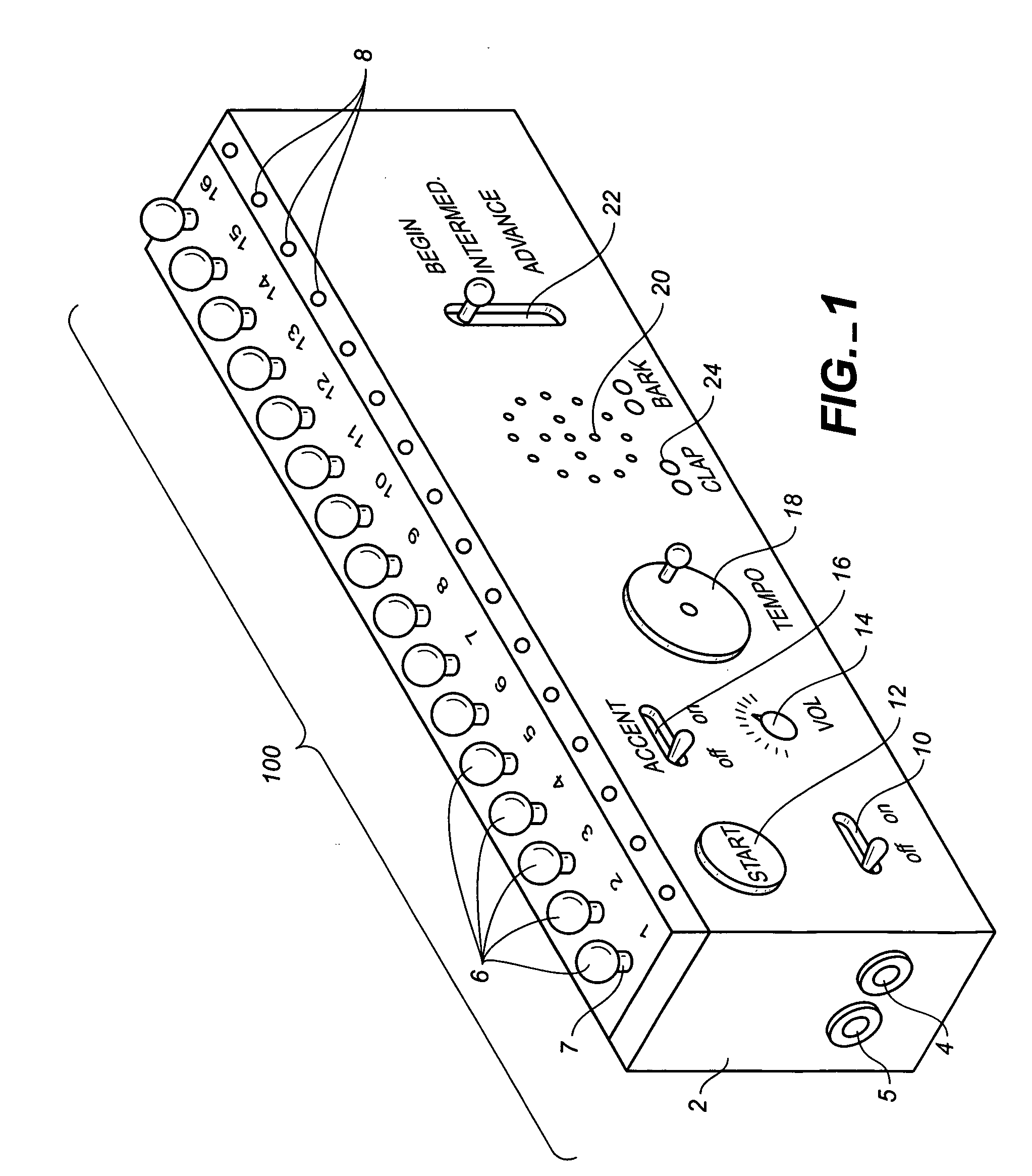 Method and apparatus for teaching rhythm