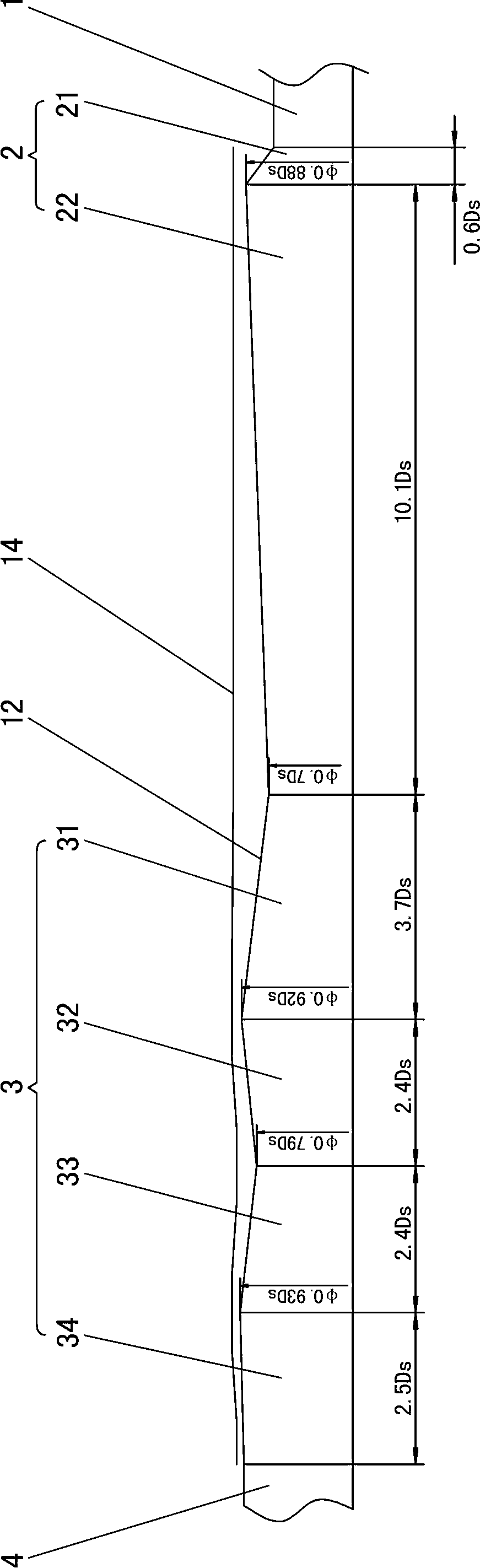 Screw rod of single screw extruder