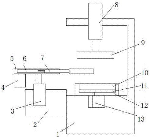 Forging part machining device