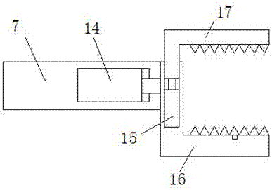 Forging part machining device