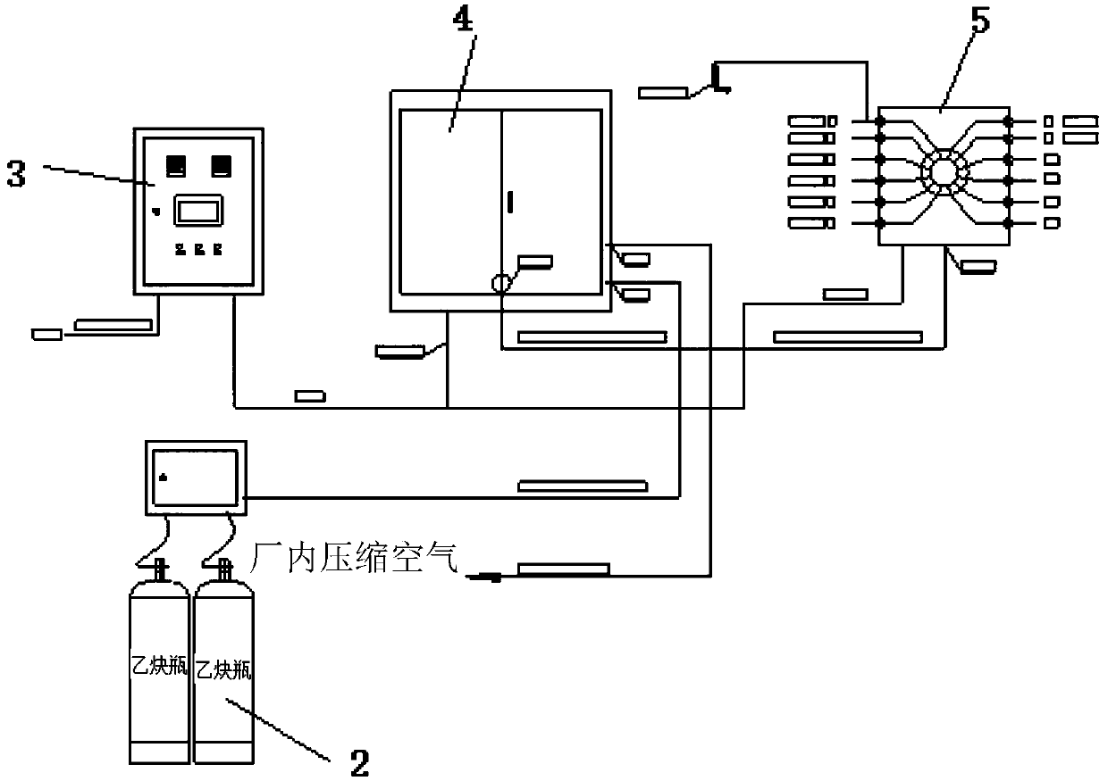 Anti-blocking soot-blowing device for waste incinerating boiler cyclone separator