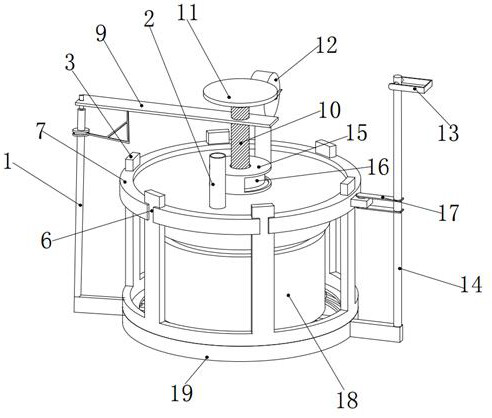 A blank casting cavity pressure detection device