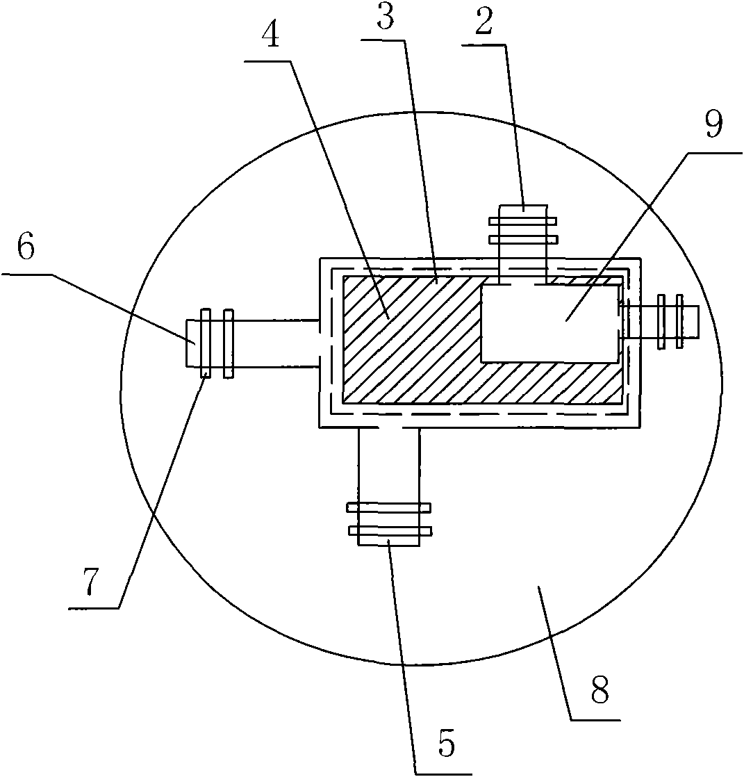 Electronic heating control device of natural gas reducing valve for natural gas automobile