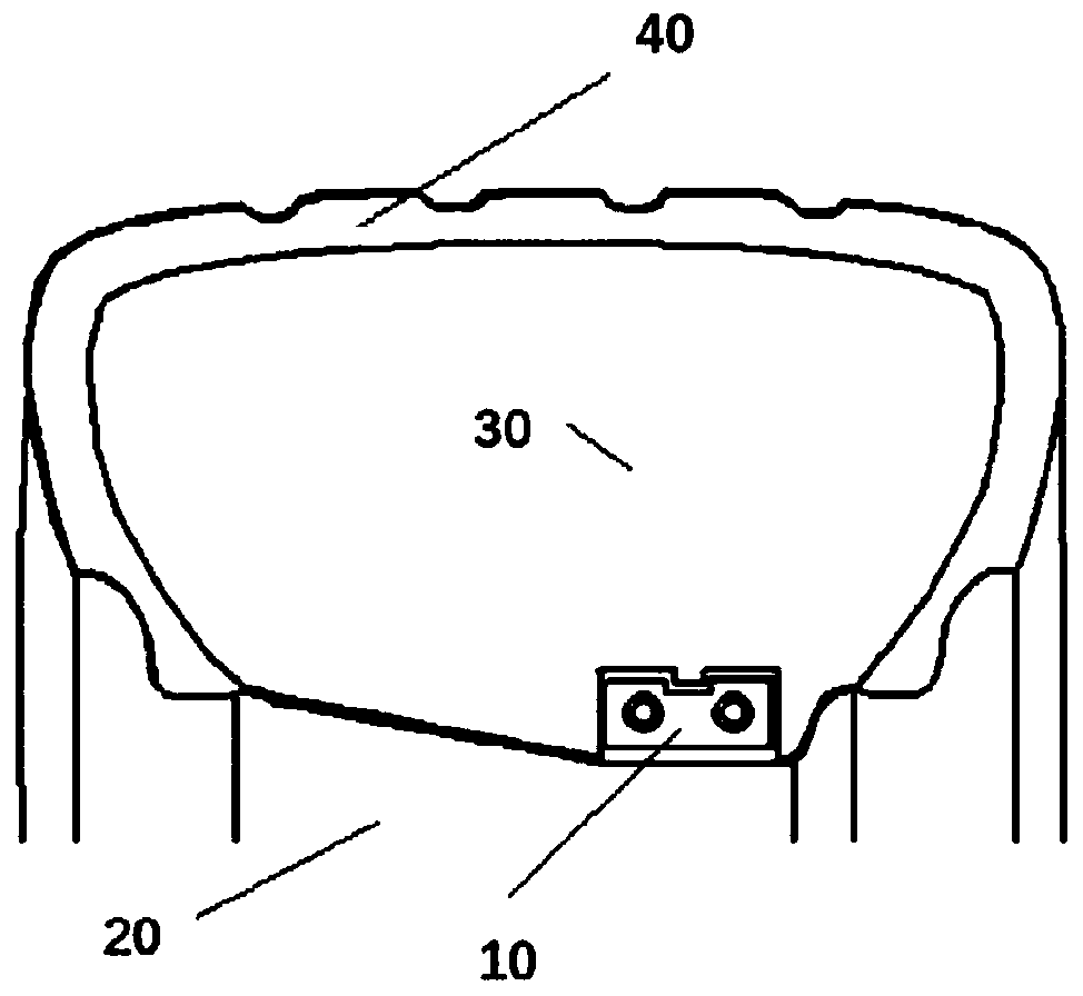 Sound absorption device and wheel with sound absorption device