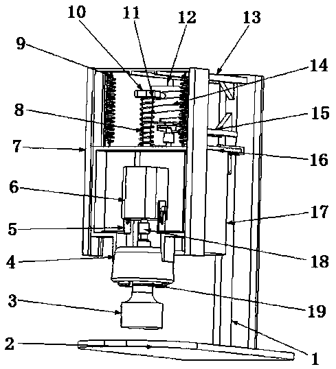 An automatic stamping device