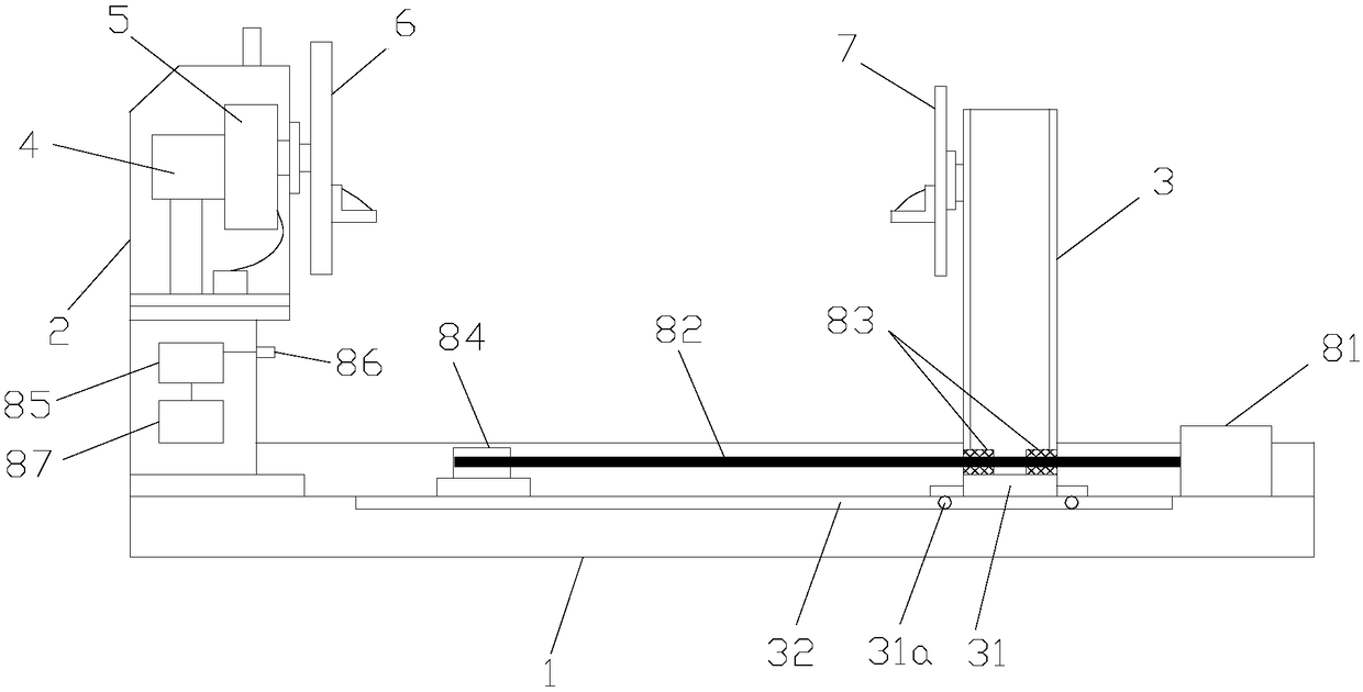 Shifting device used for industrial welding robot