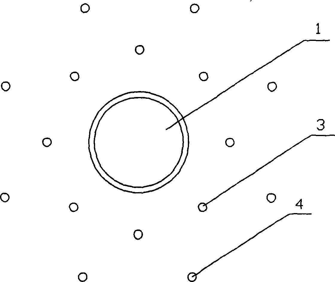 Method for treating collapsed road surface around inspection-pit for underground lines