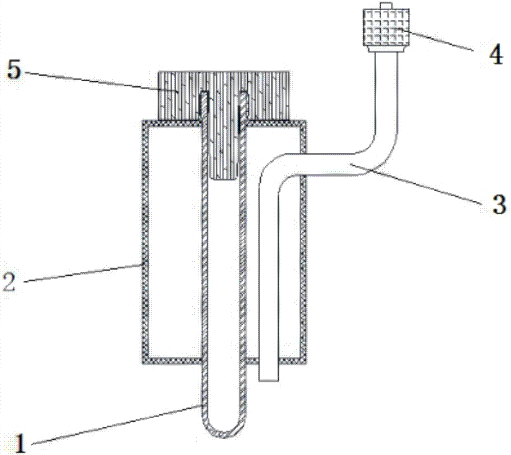 Integrated measuring connector device for sealed equipment