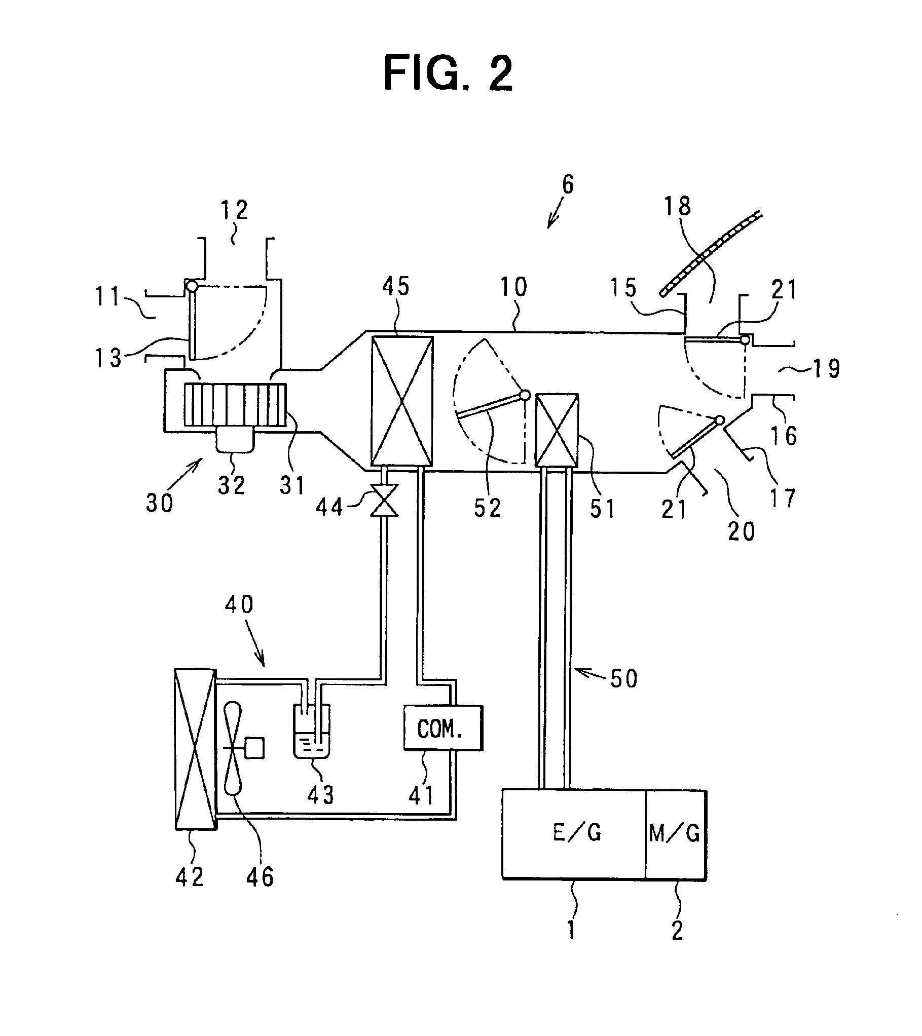 Air conditioner for hybrid vehicle