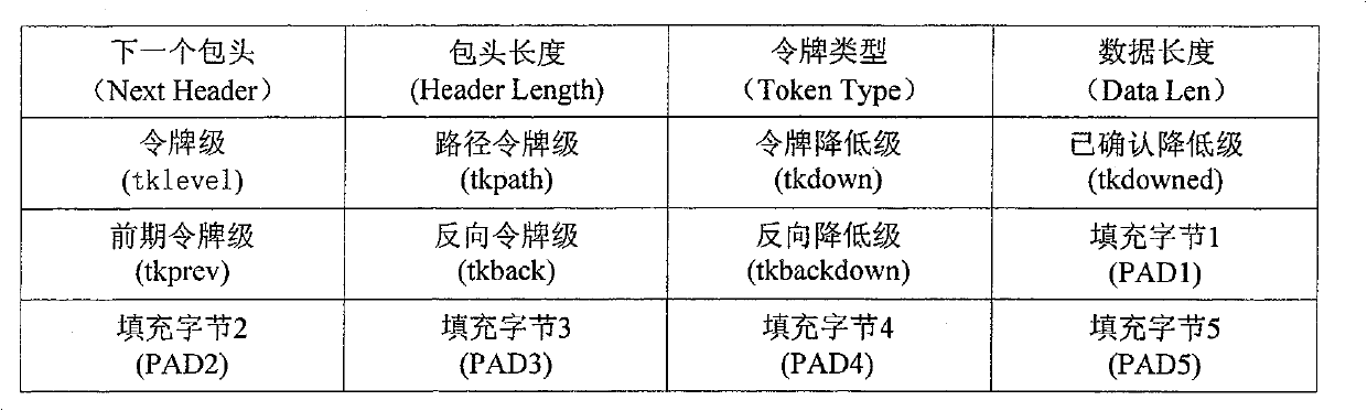 Token-based Internet traffic control method