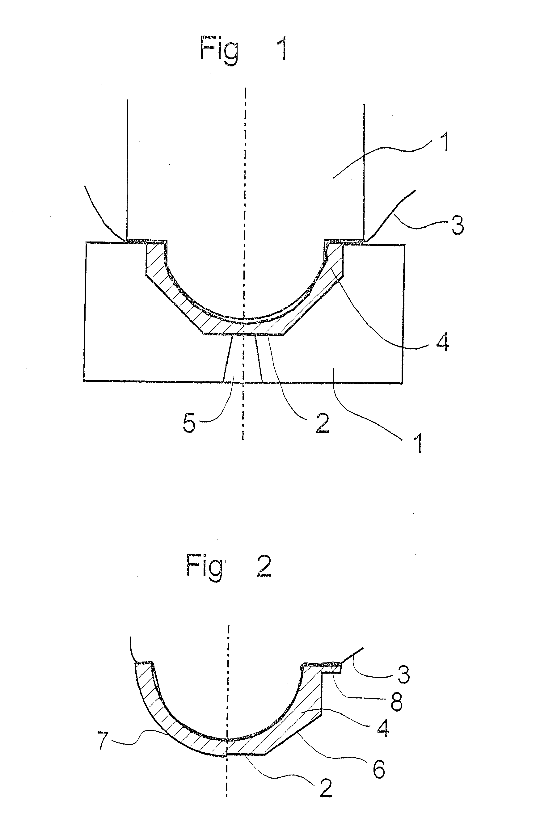 Ball socket with film backing