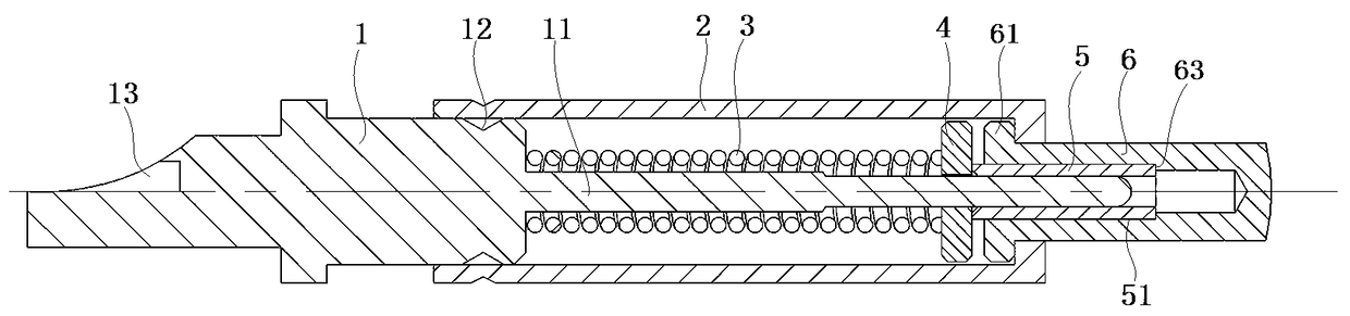 Elastic contact piece and electrical connector using the elastic contact piece