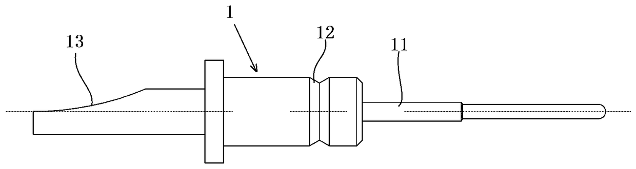 Elastic contact piece and electrical connector using the elastic contact piece