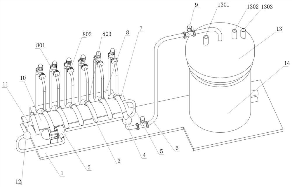 Chinese wolfberry glycopeptide purifying and standing equipment and using method thereof