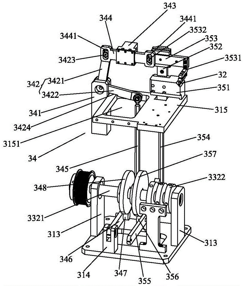 Full-automatic wire rod single-end terminal press fitting wetting machine