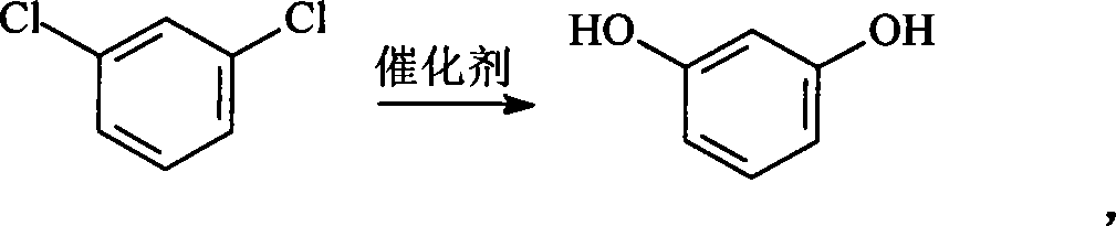 Method for preparing resorcin