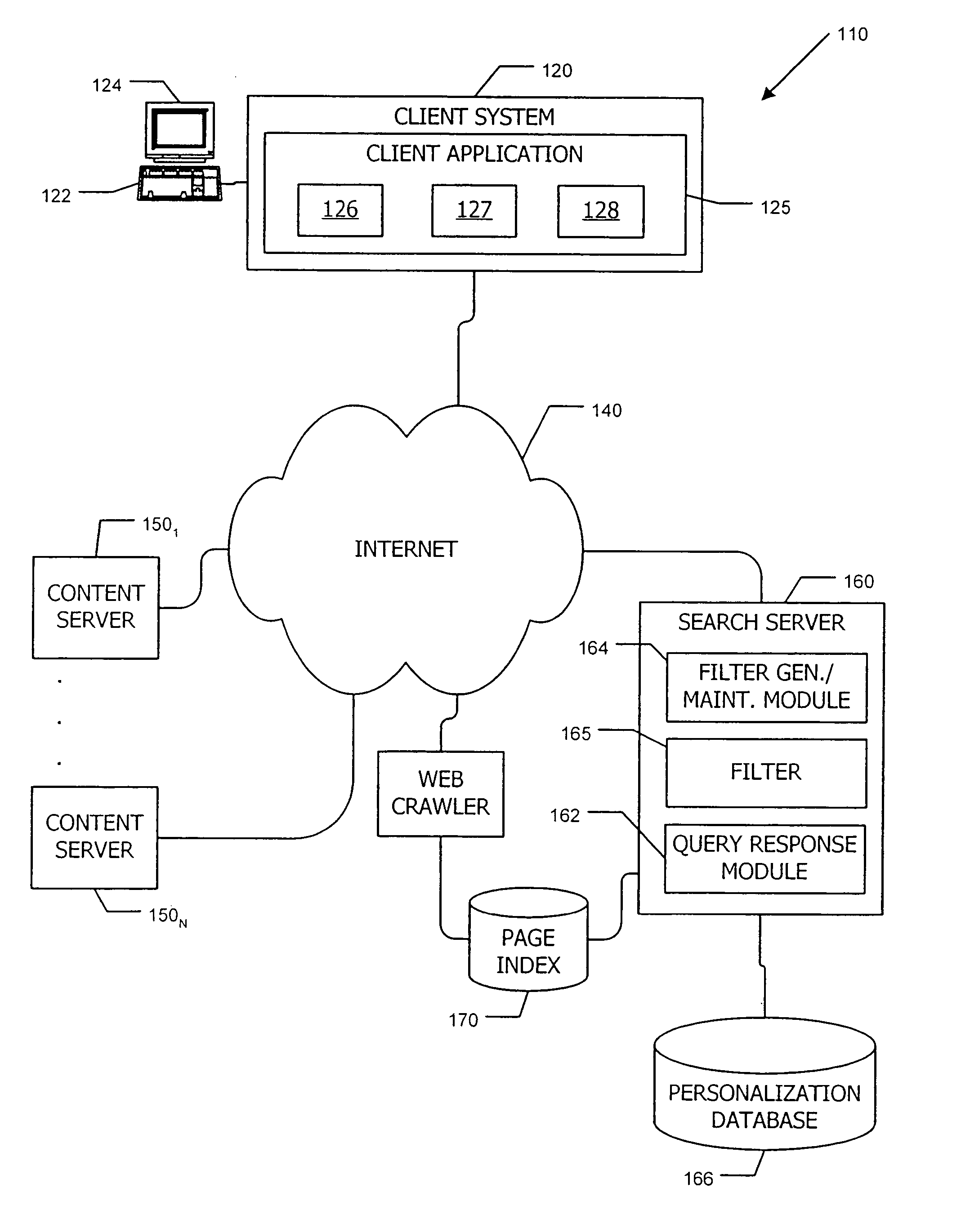 Dynamic bloom filter for caching query results