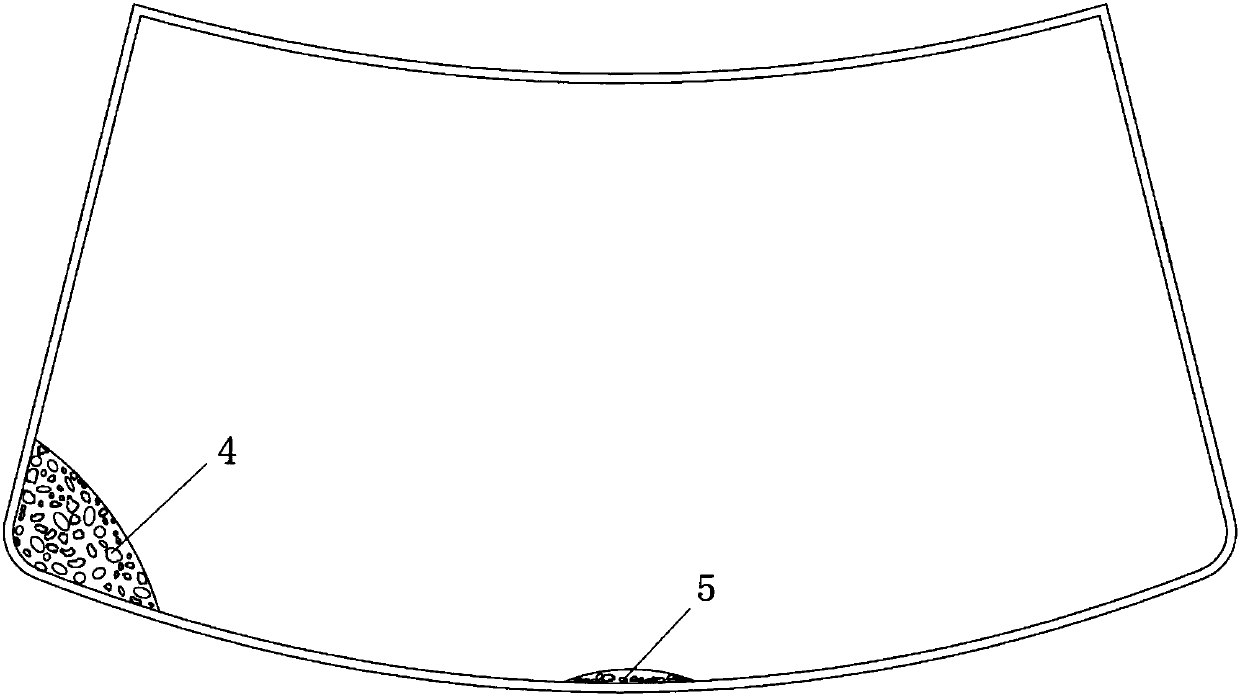 A bubble elimination process for automobile laminated glass