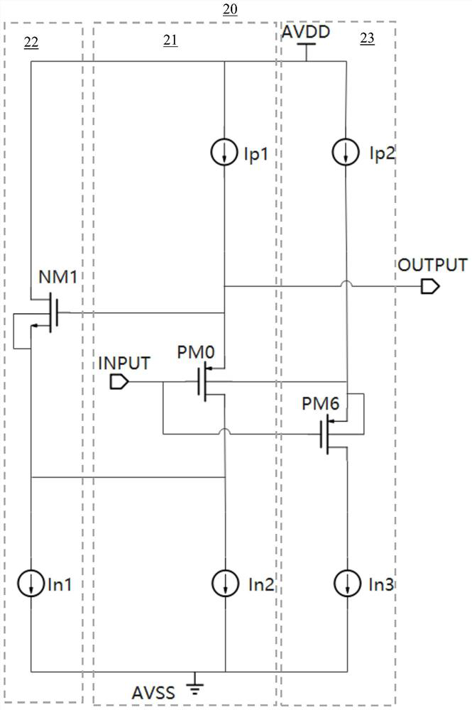 Input stage circuit and amplifier