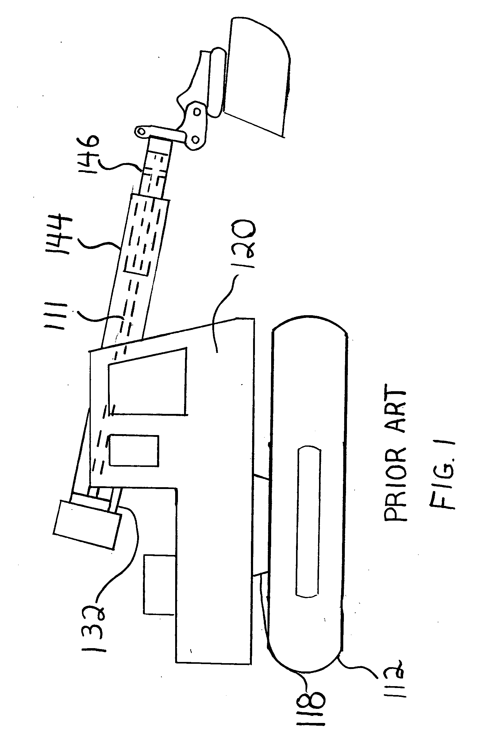 Telescoping boom for excavating apparatus