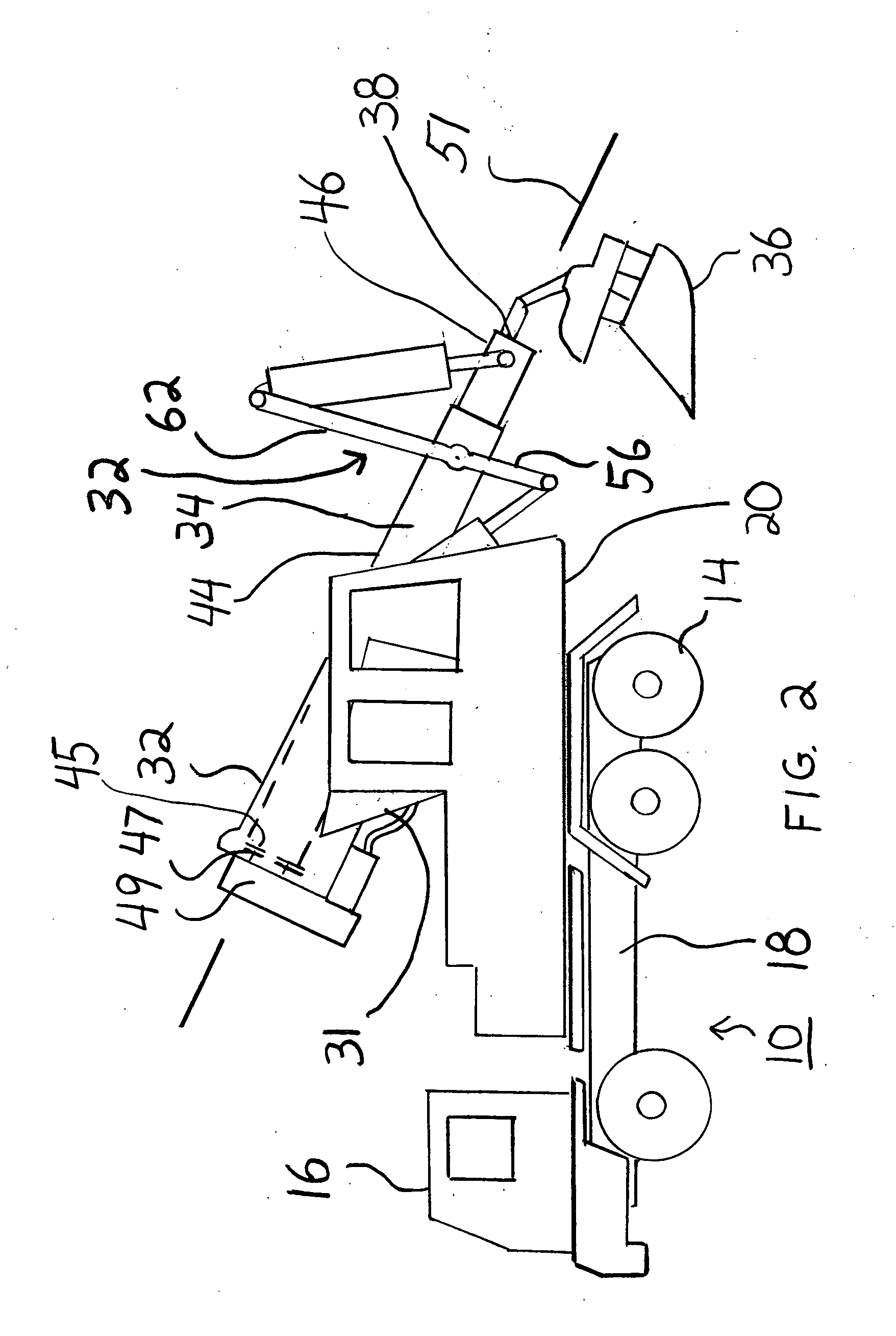 Telescoping boom for excavating apparatus