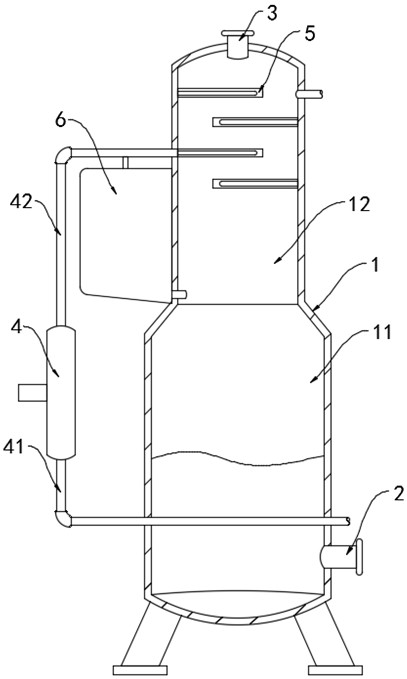 A kind of electronic grade sulfuric acid preparation device and its preparation method