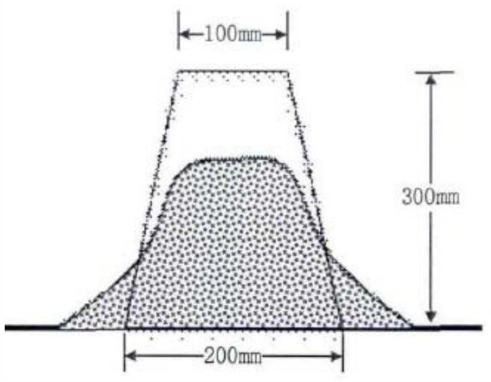 A paste filling material for mine filling mining