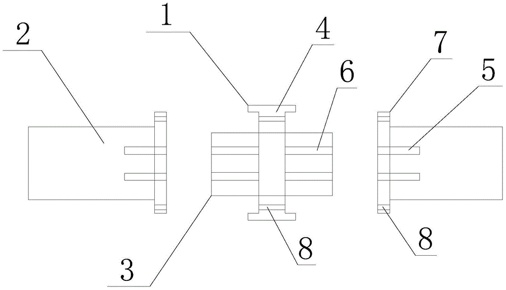 Pipe connecting structure