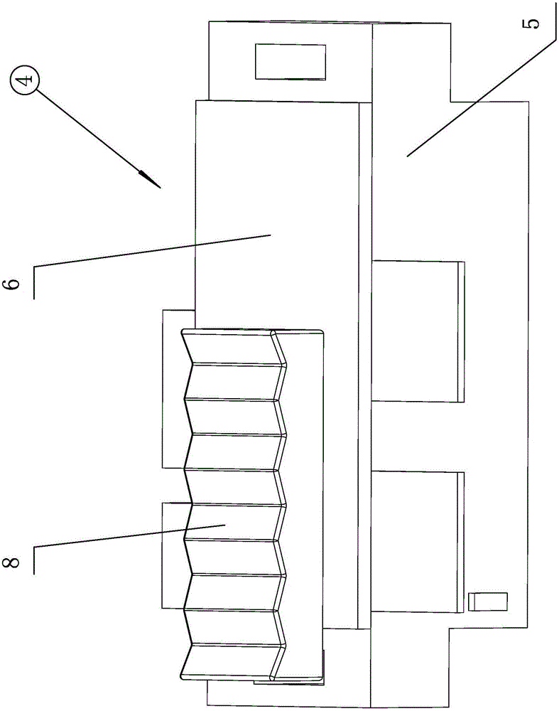 Serial port line capable of switching between cross connection and direct connection