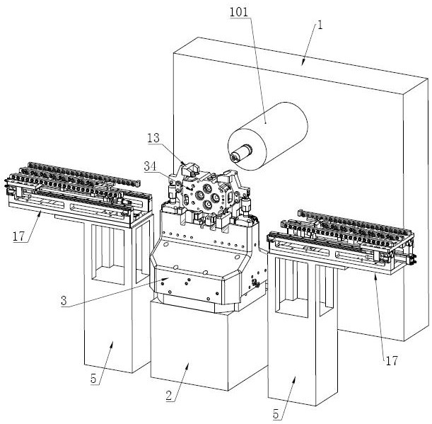 A cylinder head automatic finishing device