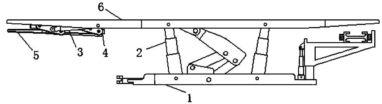 Thin coal seam separated mining, separated conveying, filling and producing hydraulic support