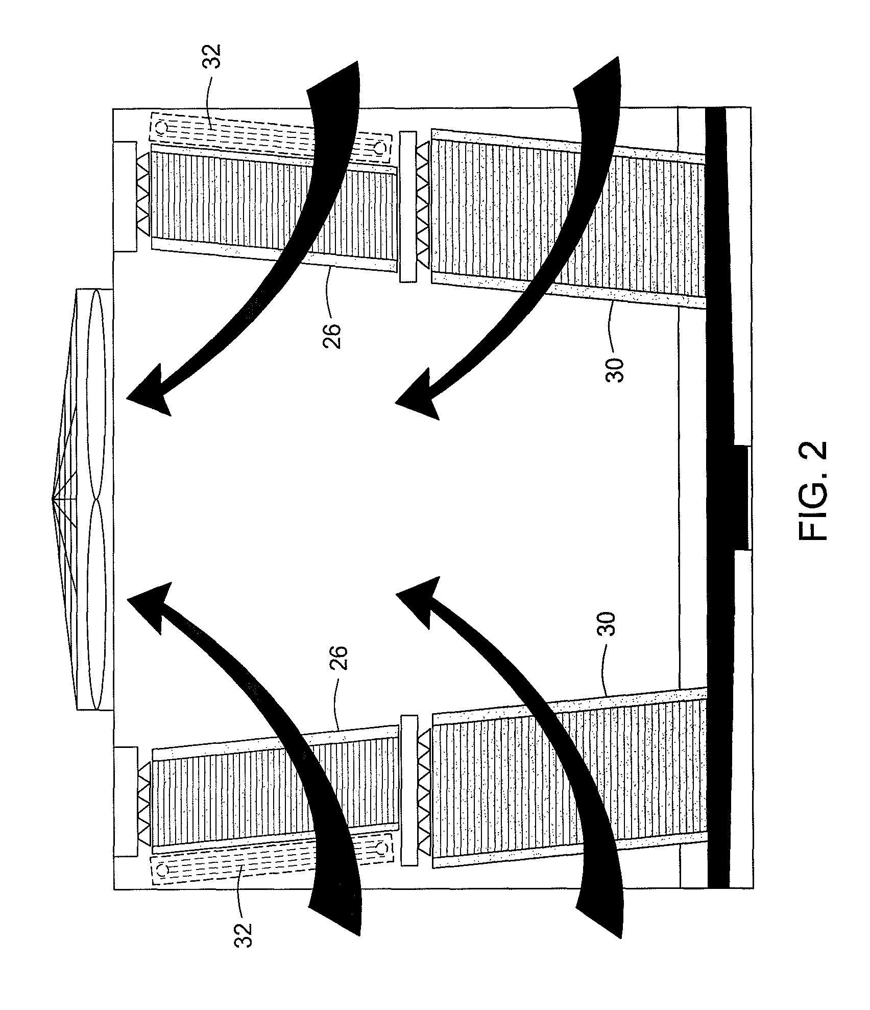 Wet/dry cooling tower and method