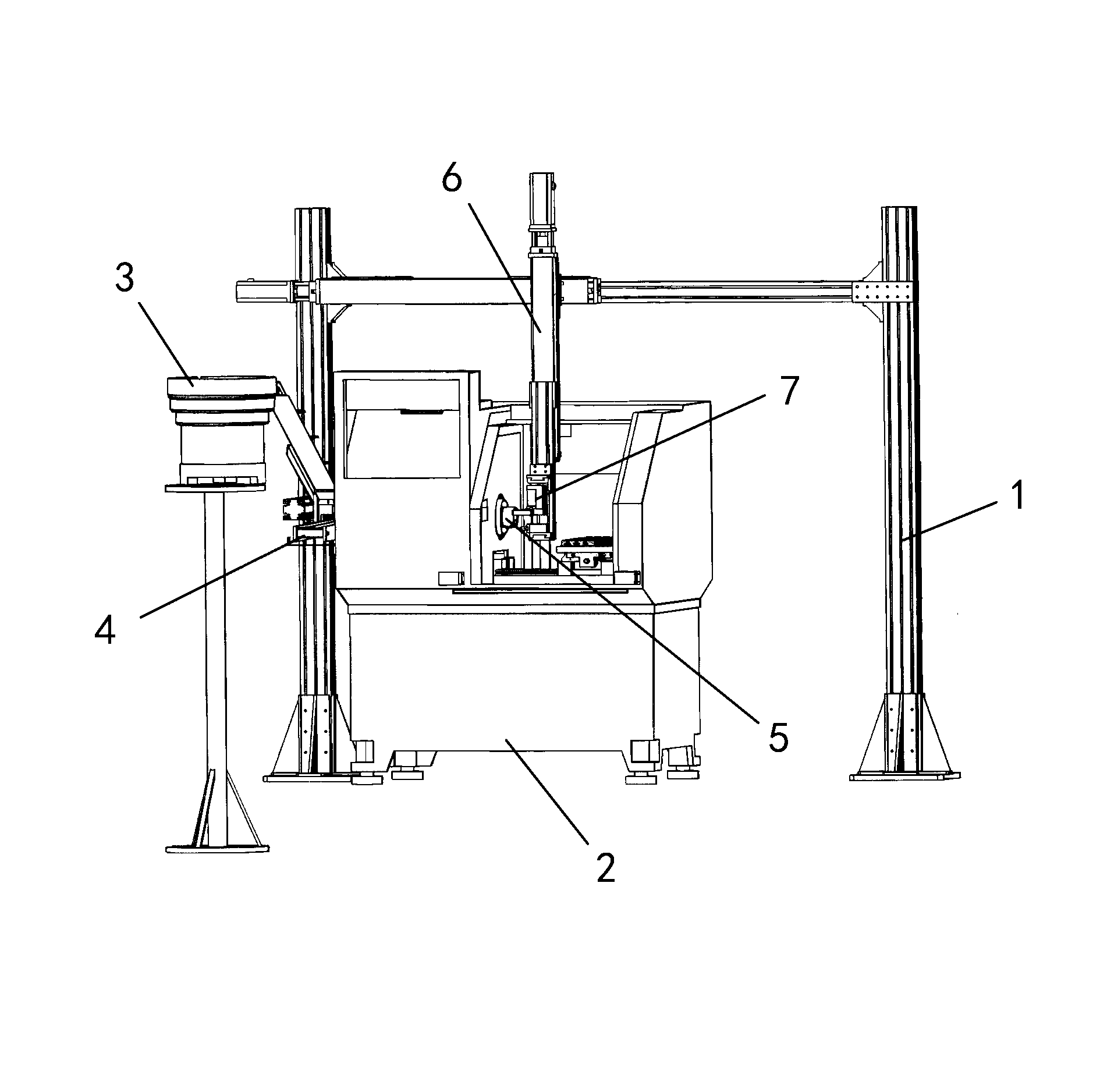 Single-arm direct-slide type mechanical arm device