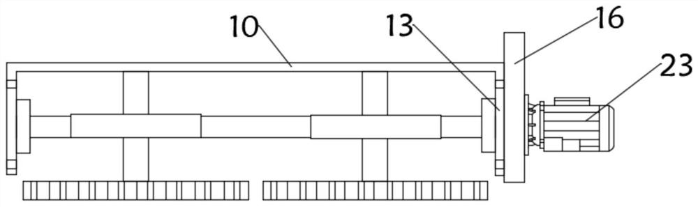 Pruning device for municipal landscaping shrubs