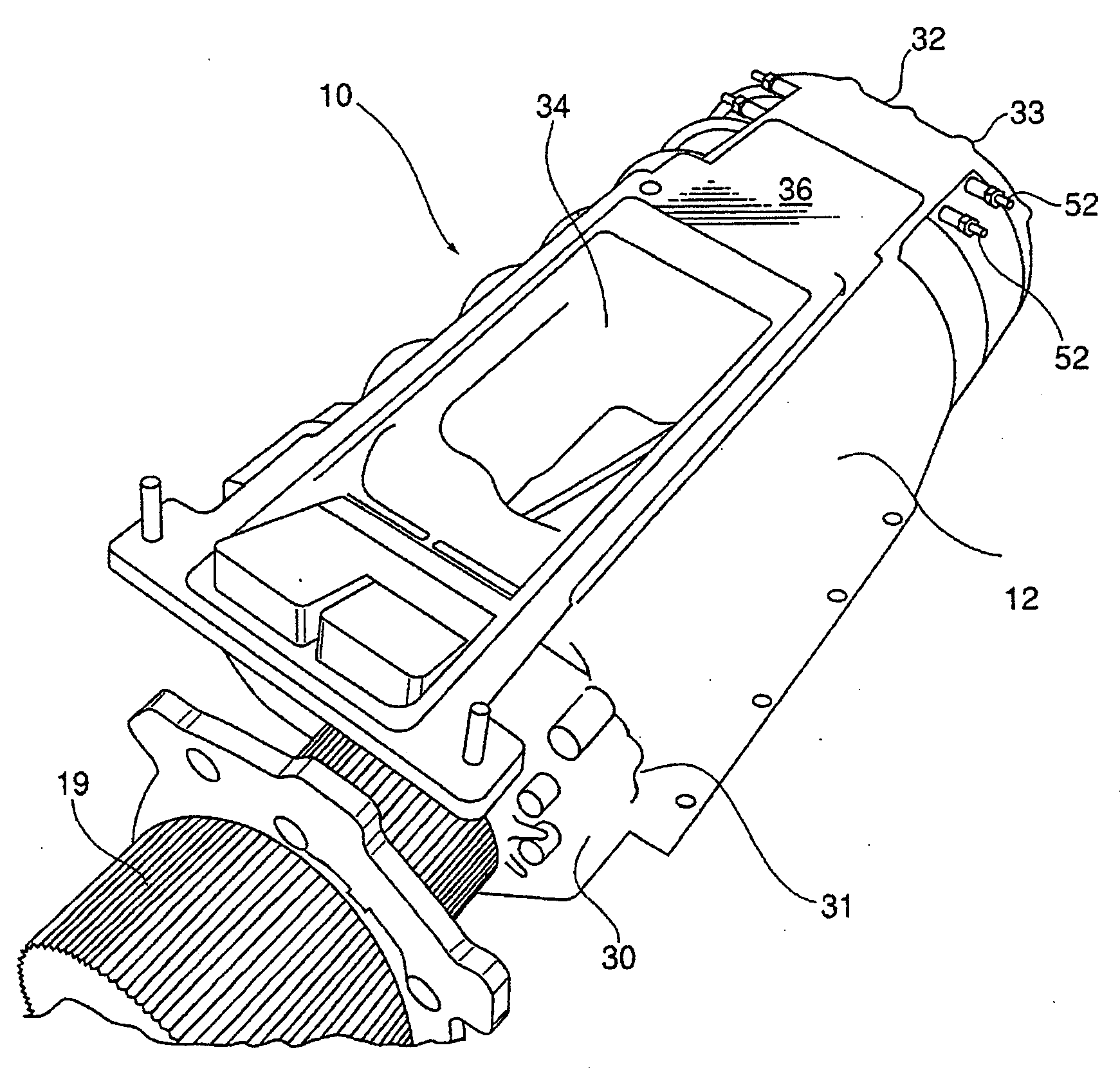 Roots type gear compressor with helical lobes having feedback cavity