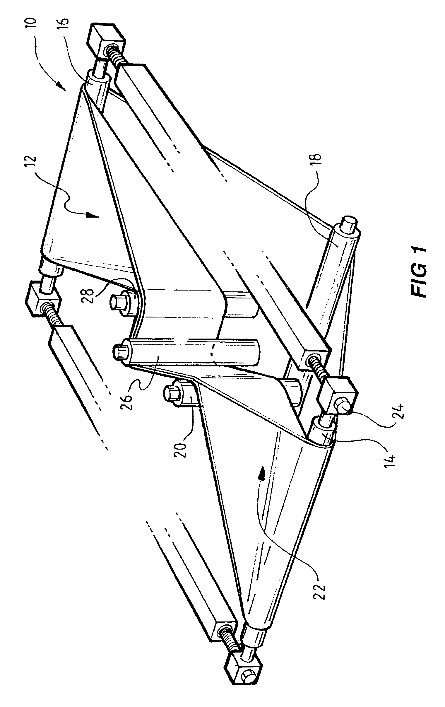 Folding belt filter