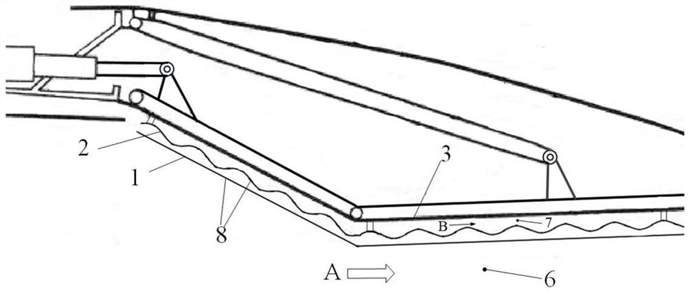 Double Wall Cooling Structure with Longitudinal Corrugated Impact Orifice Plates for Vector Nozzles