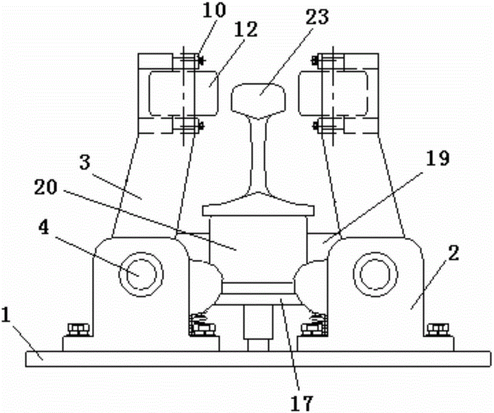 Rollover prevention device for railway long steel rail transportation