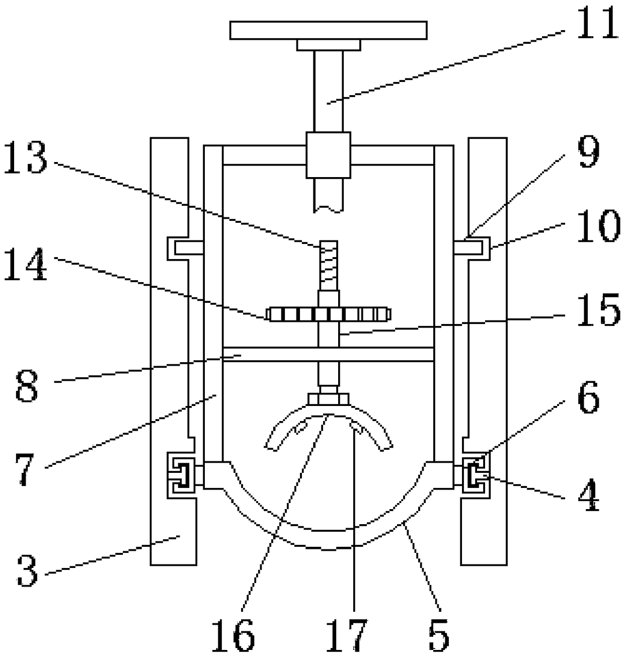 Pipe cutting device