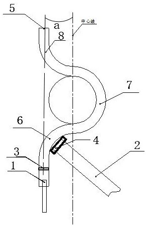 Filling body self-rotation stirring device and process thereof